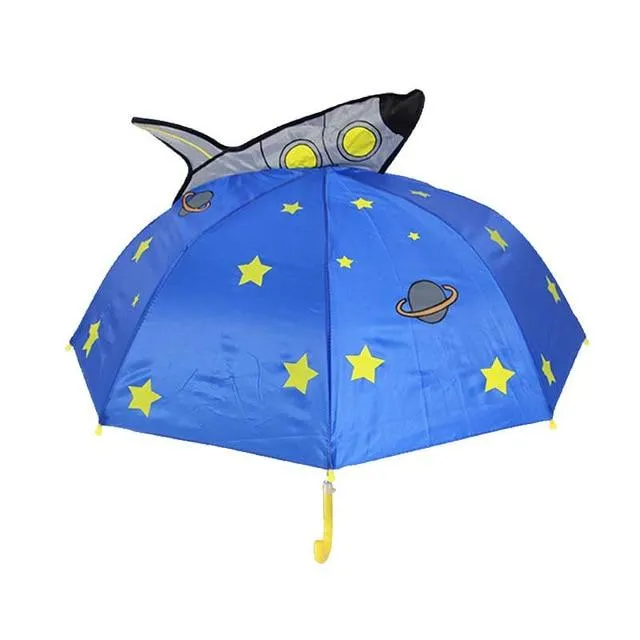 Kids Umbrella Cute Cartoon Characters Children's Stick Umbrella
