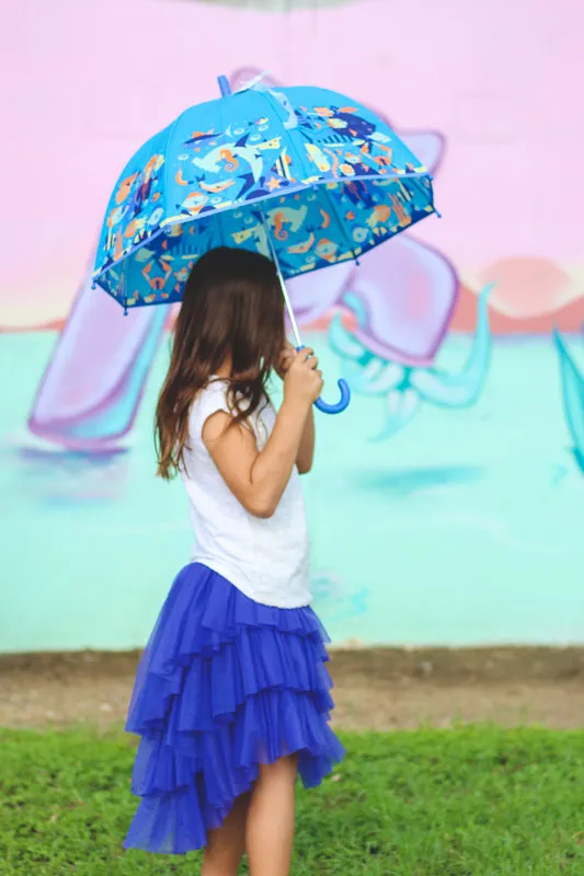 Kids Umbrella Seaworld Blue