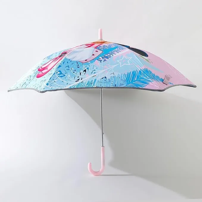 Kuber Industries Disney Mickey Mouse Print Umbrella For Kids|Automatic Umbrella For Rain-Pack of 2 (Multi)