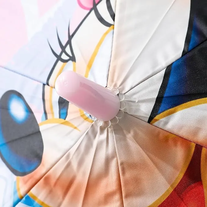Kuber Industries Disney Mickey Mouse Print Umbrella For Kids|Automatic Umbrella For Rain-Pack of 2 (Multi)