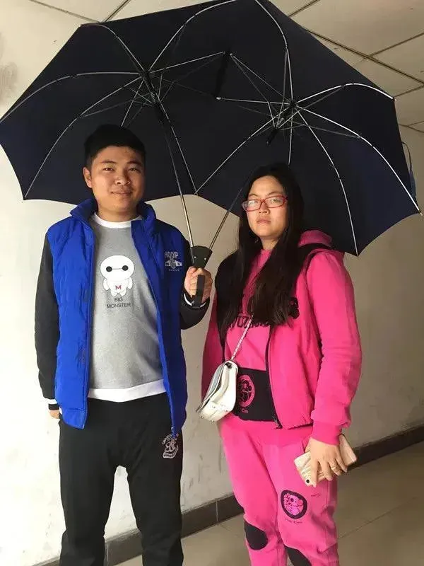 Large Wind-Proof Couple Umbrella