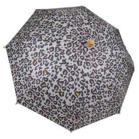 Leopard print umbrella