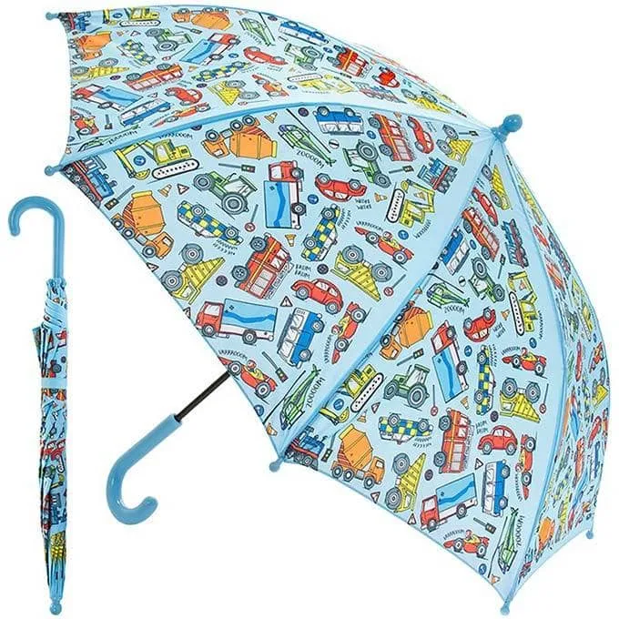 Little Stars Vehicle Childrens Umbrella