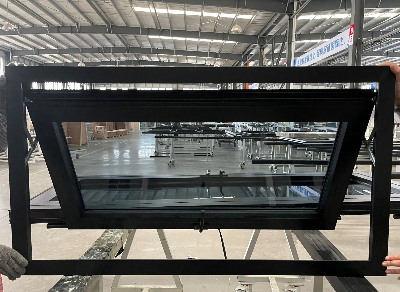 LVDUN aluminium window double and triple glazed awning window