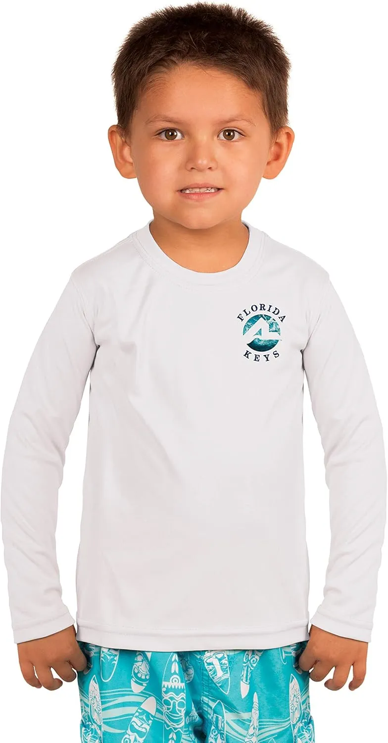NOAA Chart Florida Keys Toddler UPF 50  UV/Sun Protection Long Sleeve T-Shirt