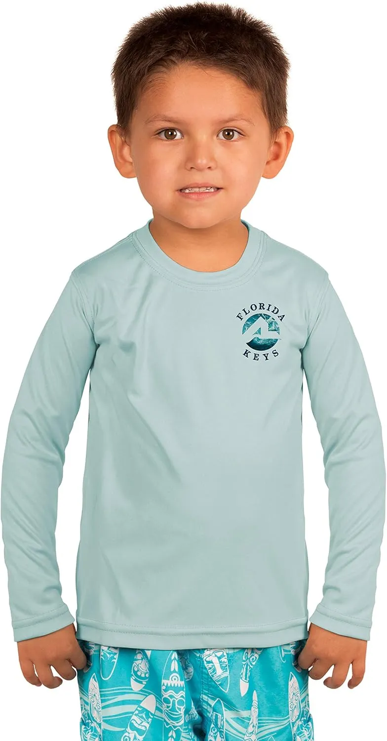 NOAA Chart Florida Keys Toddler UPF 50  UV/Sun Protection Long Sleeve T-Shirt