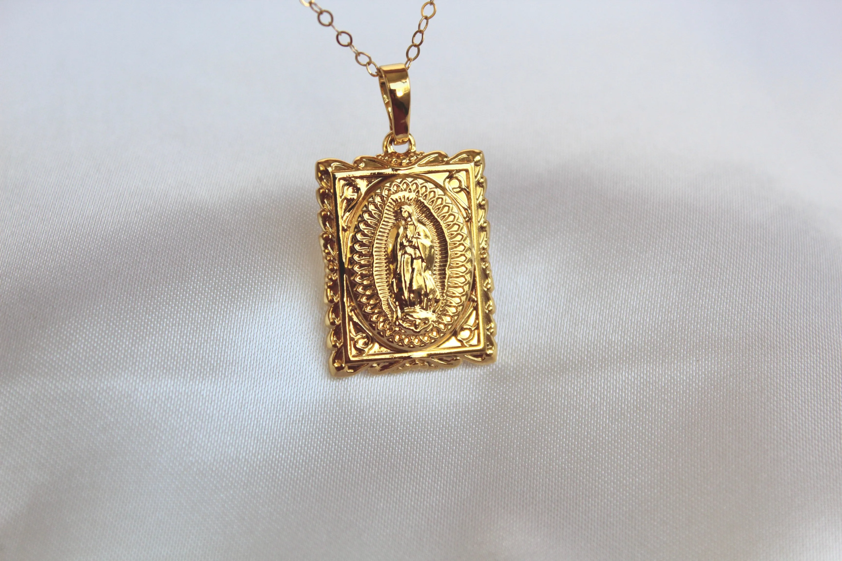 Our Lady of Guadalupe Icon Necklace