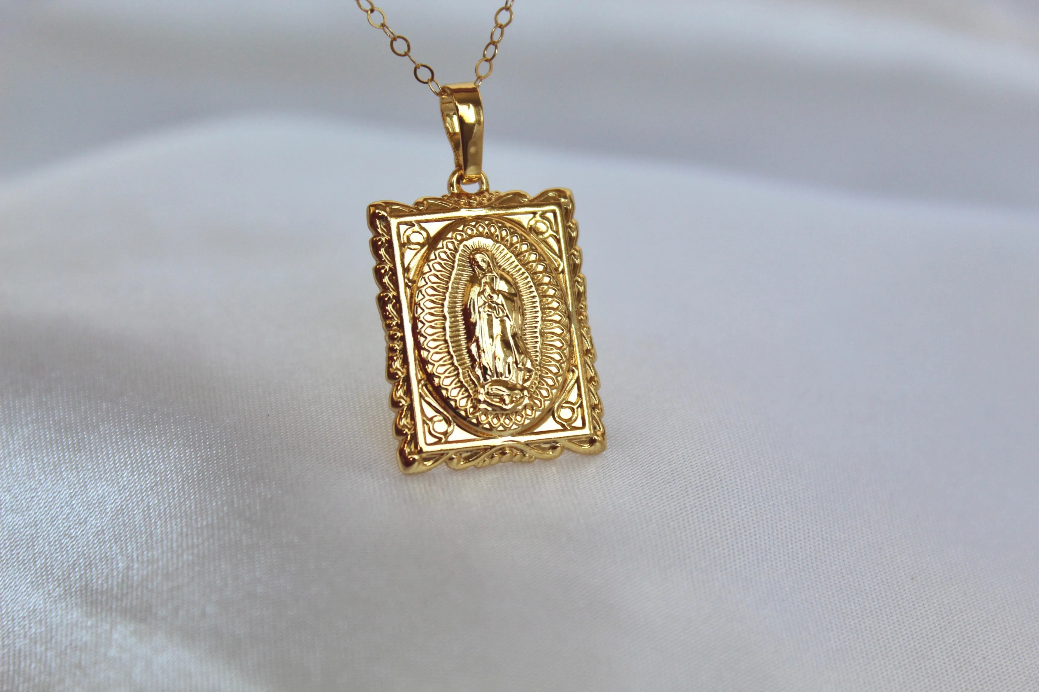 Our Lady of Guadalupe Icon Necklace