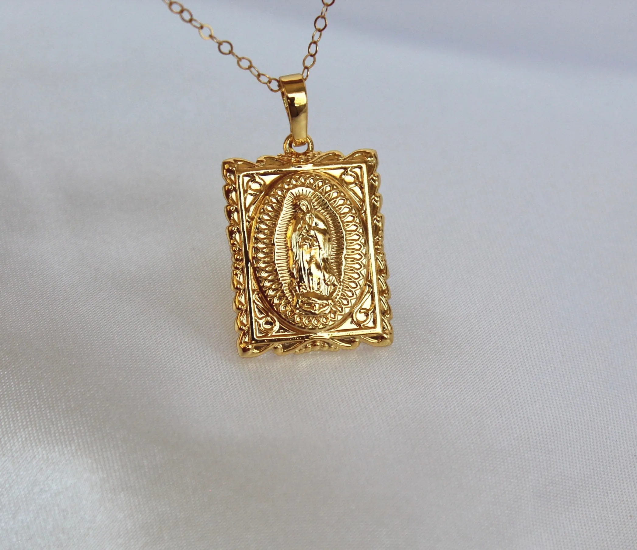 Our Lady of Guadalupe Icon Necklace