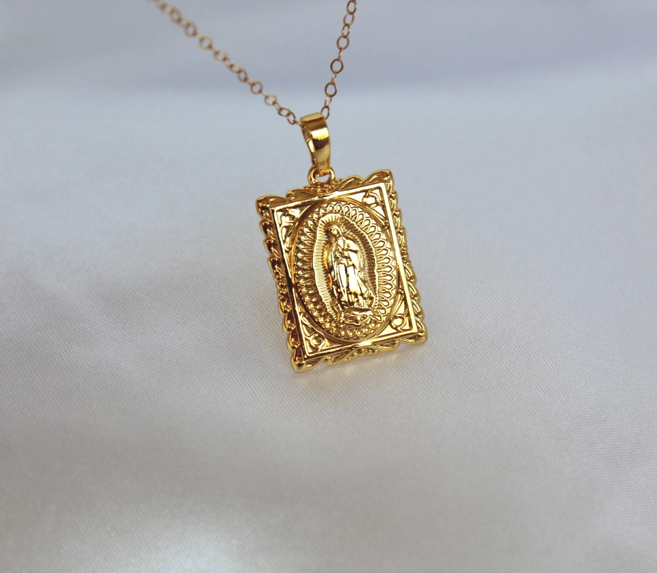 Our Lady of Guadalupe Icon Necklace