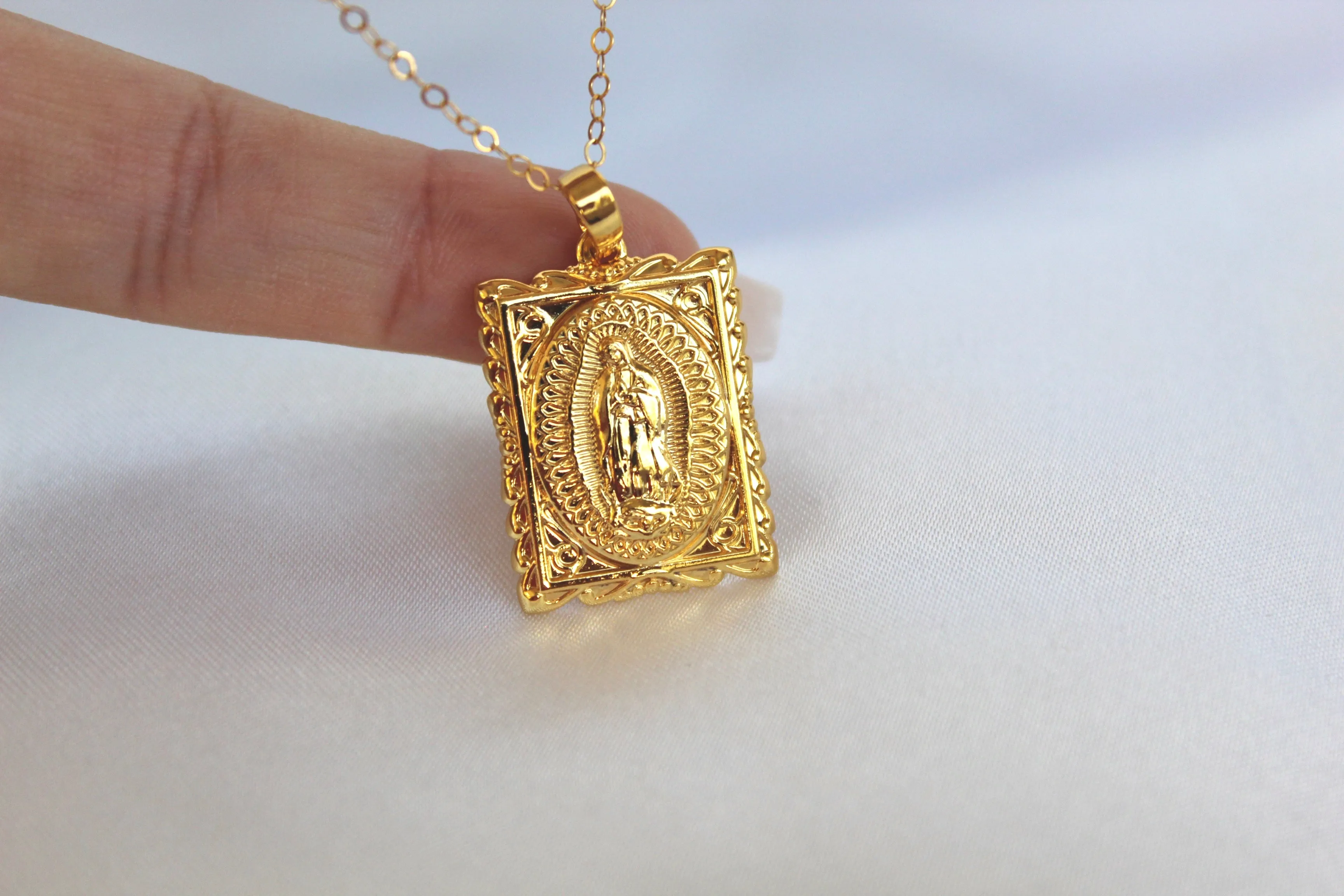 Our Lady of Guadalupe Icon Necklace