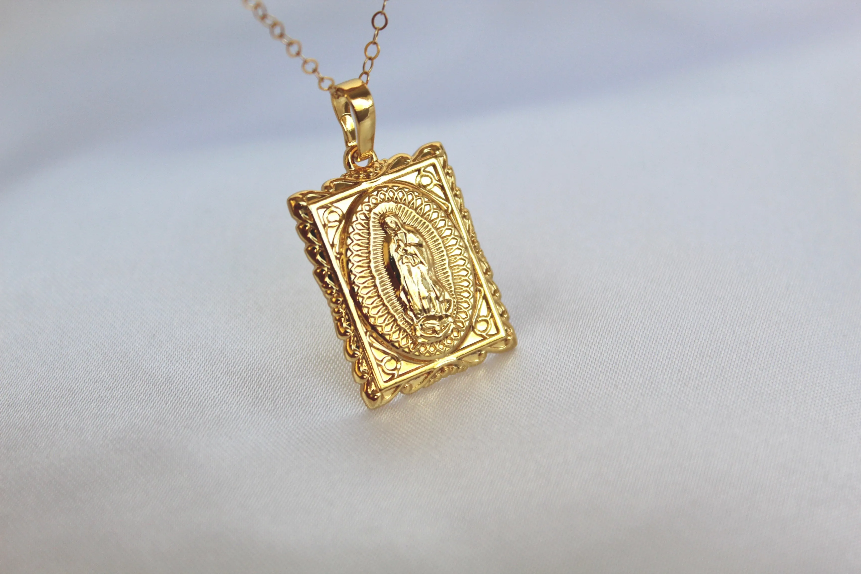 Our Lady of Guadalupe Icon Necklace