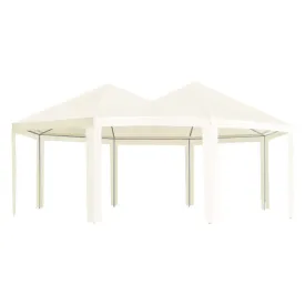 Outdoor Gazebo Cream 600x440x330 cm