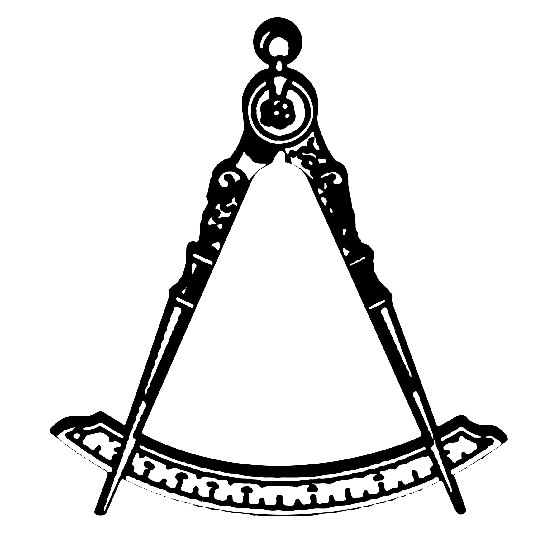 Past Master Blue Lodge Umbrella - Three Folding Windproof