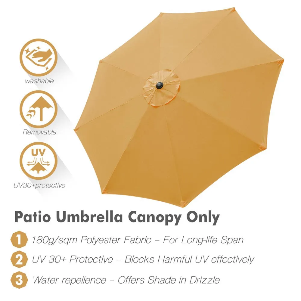 Patio Umbrella Canopy 10ft 8-Rib