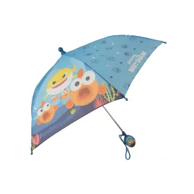 PinkFong Baby Shark Umbrella, Blue - Lightweight Umbrella Accessory for Kids, Rain or Shine Cover, Toddler