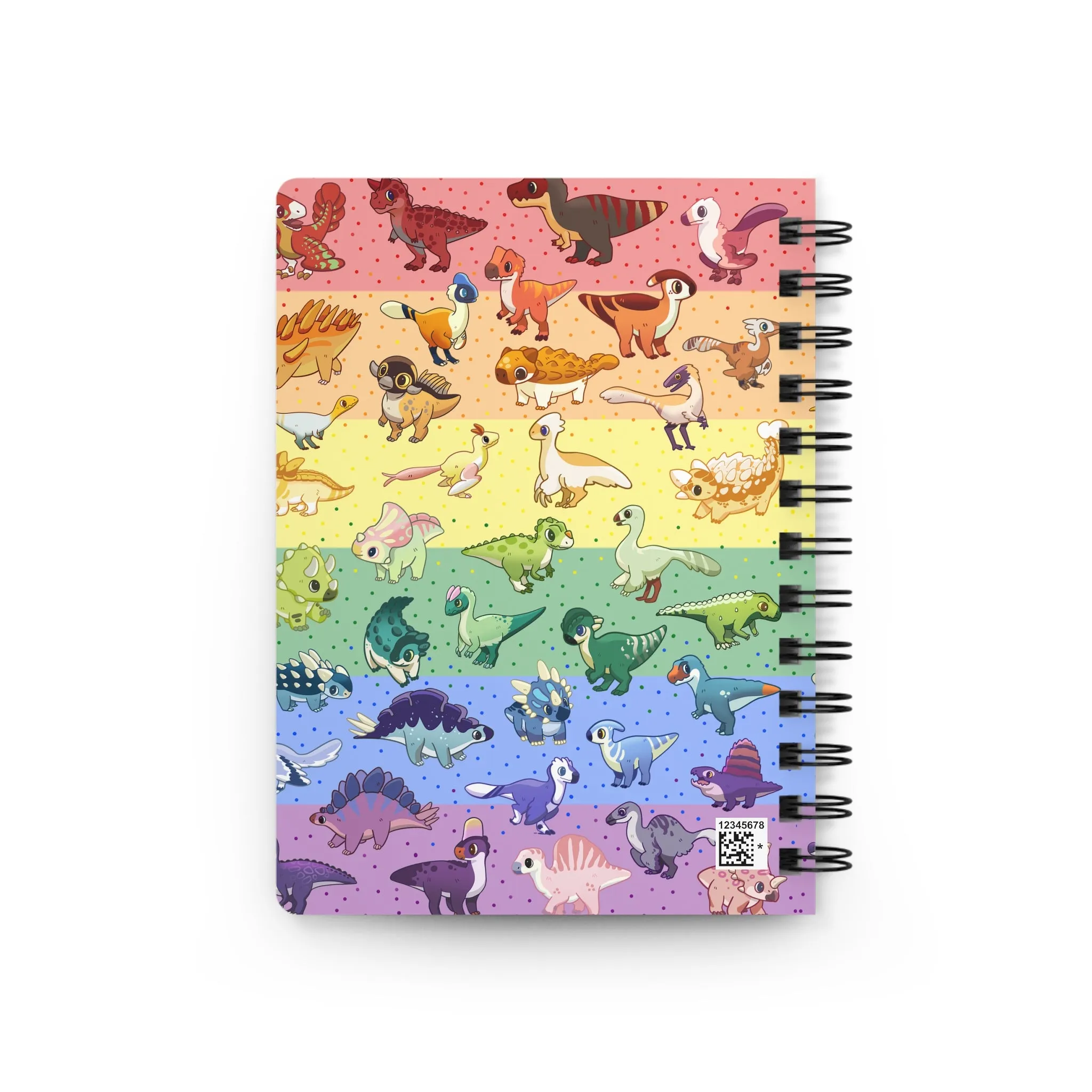 Pride Dinos - Spiral Bound Journal