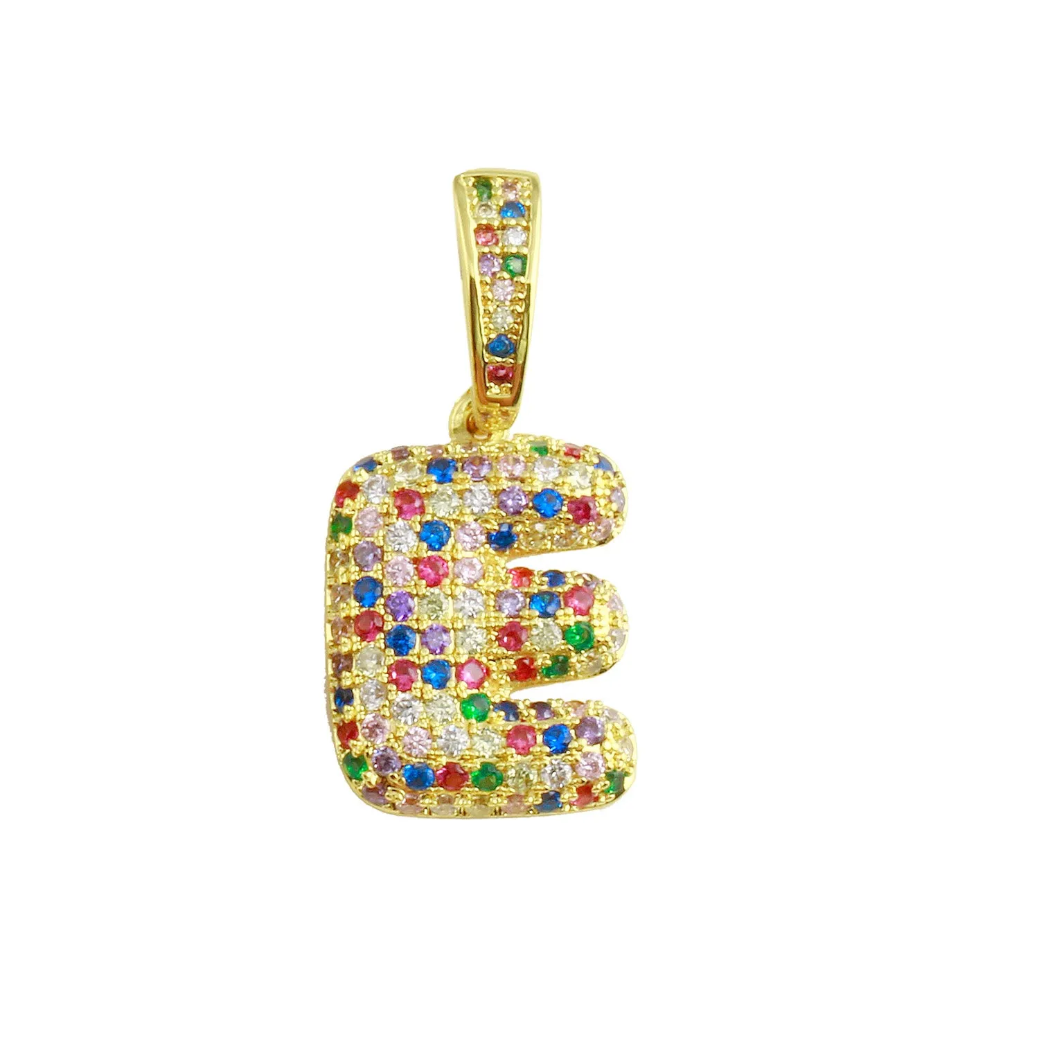 Rainbow Bubble Initial Charm