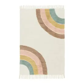 Rainbow Tassel Rug
