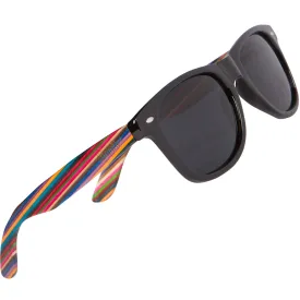 Rainbow Wood Polarized Sunglasses
