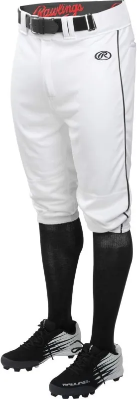 Rawlings Men's Launch Series Baseball Pants | Knicker Fit | Adult Sizes | Piped | Multiple Colors