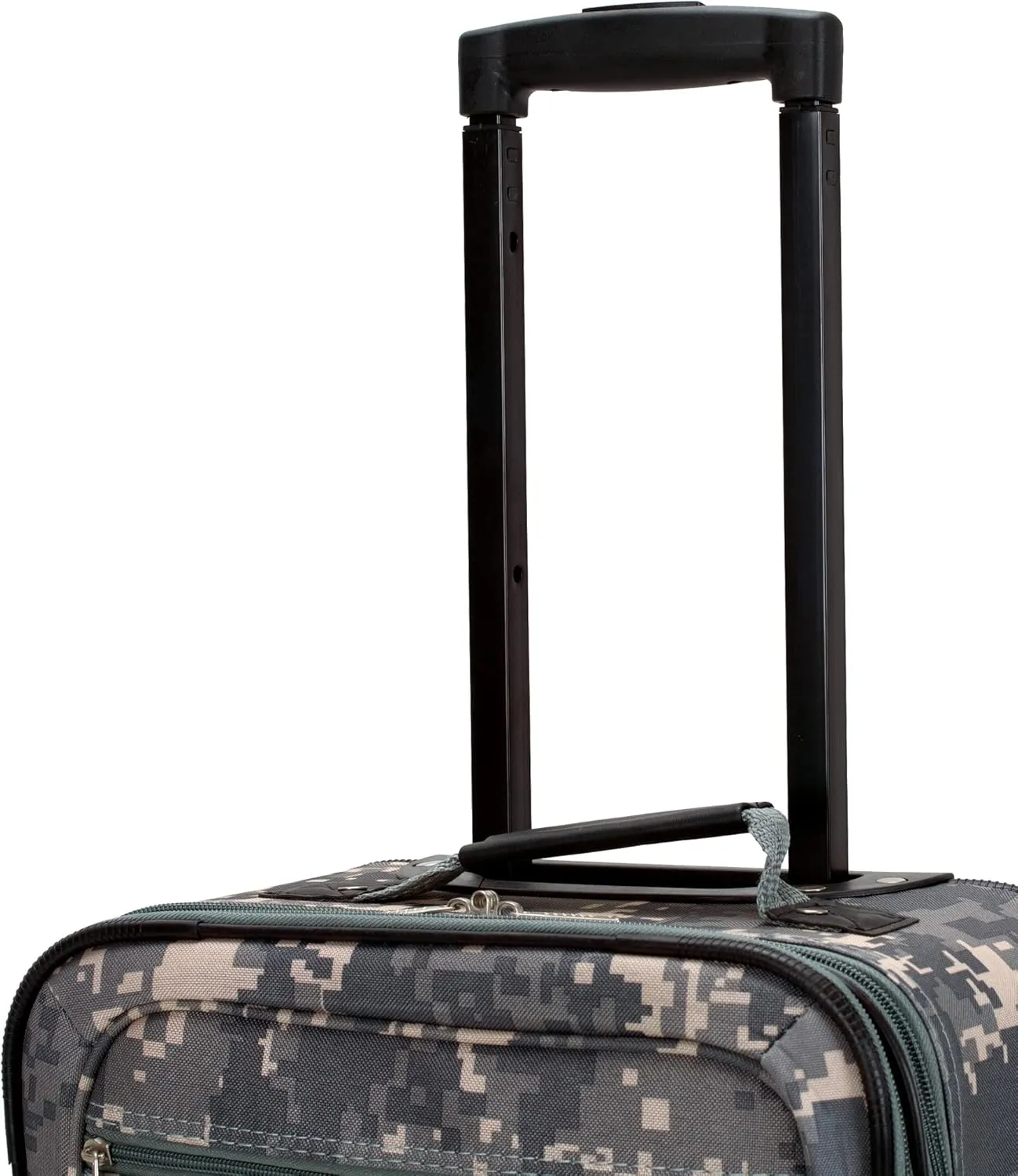 Rockland Journey Fashion Softside Expandable Upright Luggage, ACU CAMO, 4-Piece Set (14/19/24/28)