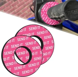 Send IT Grip Donuts for Motorcycle, Dirt Bike, BMX, ATV - Soft Foam Pads to Prevent Blisters - Universal Fit, Easy Install, Multiple Colors - Durable, Comfortable