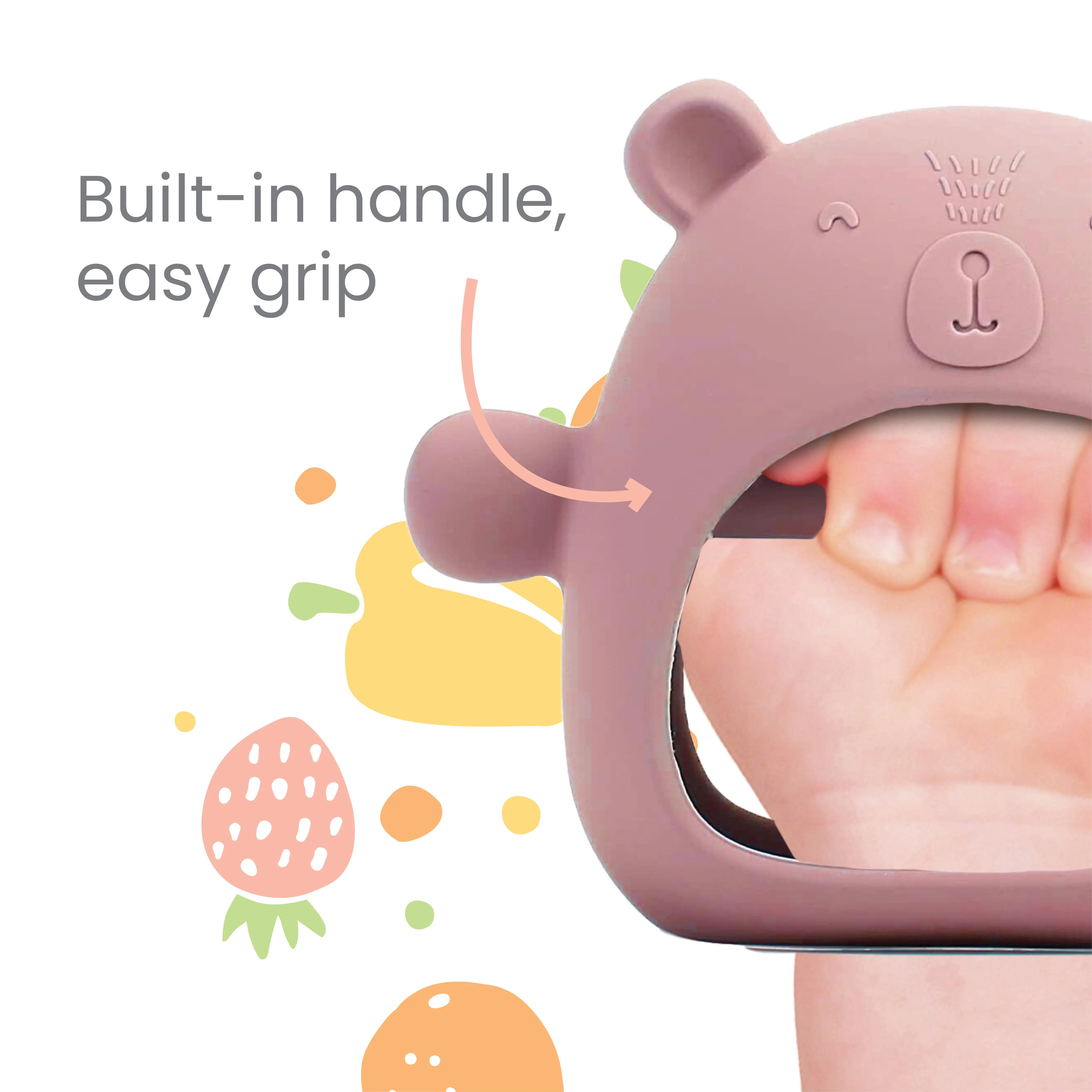 SILICONE EASY GRIP & PLAY TEETHER