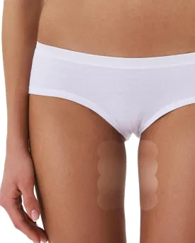 Skinnies Inner Thigh Tape - Patented & Made in USA - Clear Adhesive Strips Instantly Slim Upper Inner Thigh & Prevent Chafing - Sweatproof and All-Day Wear Body Tape for Women - 5 Pairs