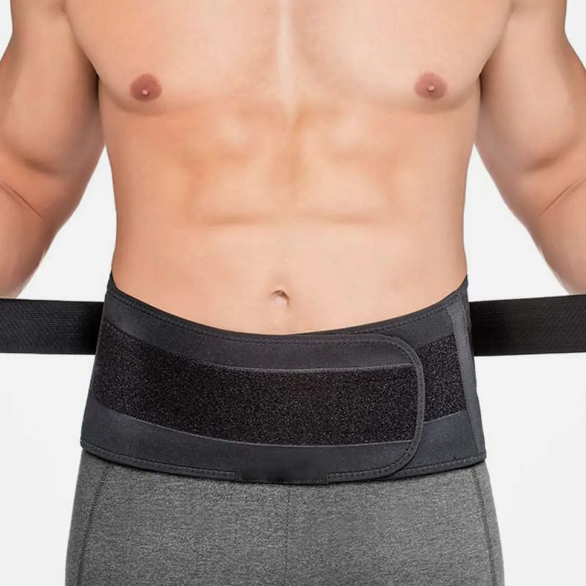 Steel Reinforced Back Belt Waist Support Band Breathable and Sturdy for Workout
