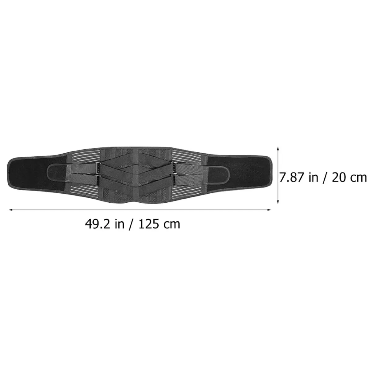 Steel Reinforced Back Belt Waist Support Band Breathable and Sturdy for Workout