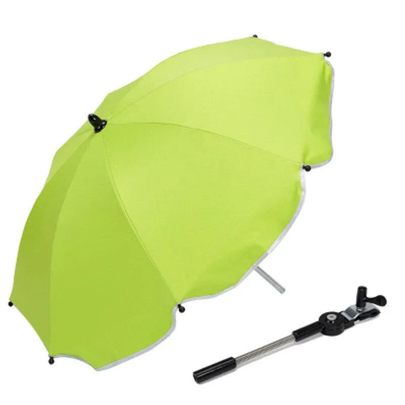 SunGuard 360° Adjustable Stroller Umbrella – UV Protection Pram Accessory