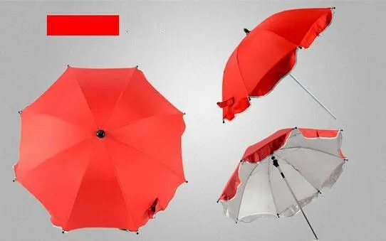 SunGuard 360° Adjustable Stroller Umbrella – UV Protection Pram Accessory