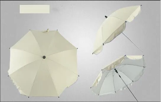 SunGuard 360° Adjustable Stroller Umbrella – UV Protection Pram Accessory