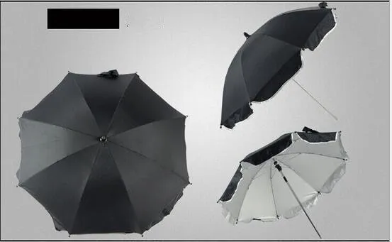SunGuard 360° Adjustable Stroller Umbrella – UV Protection Pram Accessory