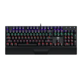 T-Dagger Destroyer 104 Key|Wrist Guard|Rainbow Backlit Gaming Mechanical Keyboard - Black
