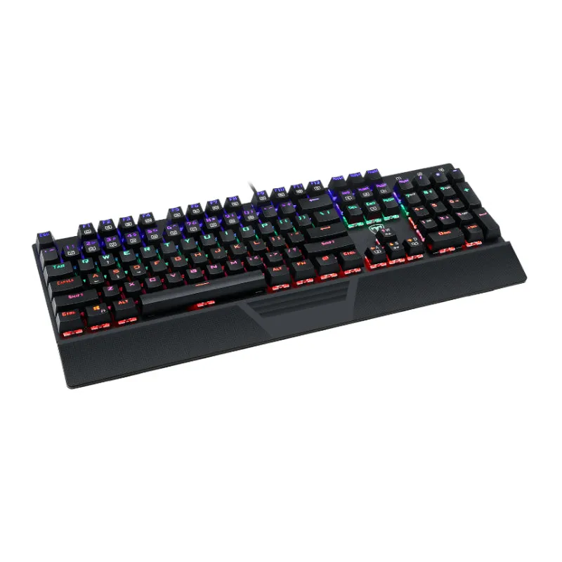 T-Dagger Destroyer 104 Key|Wrist Guard|Rainbow Backlit Gaming Mechanical Keyboard - Black