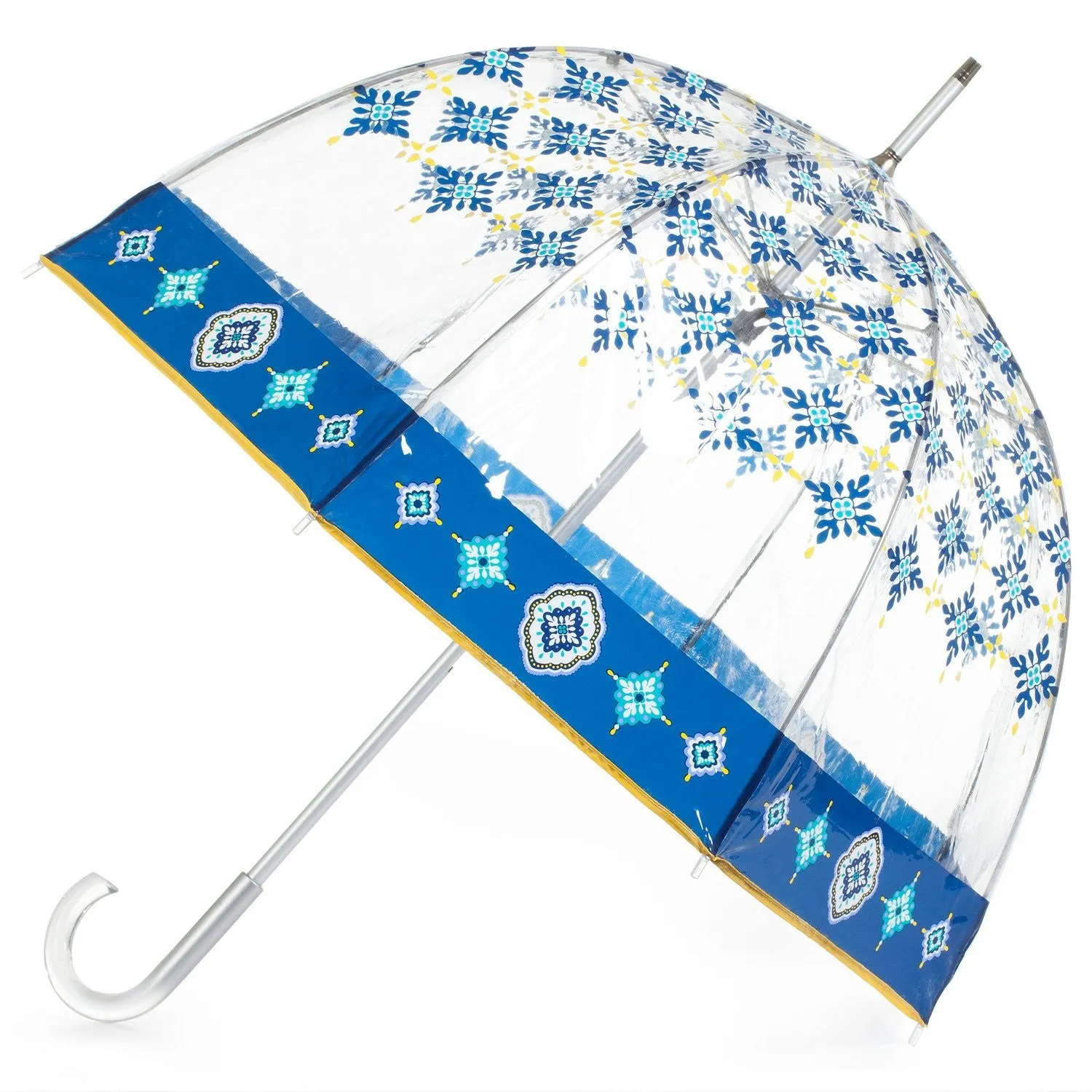 Totes Clear Bubble Umbrella  - Geo Boxes
