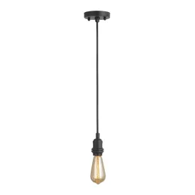 Trident 1 Light Mini Pendant - Black