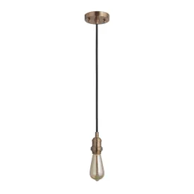 Trident 1 Light Mini Pendant - Brass