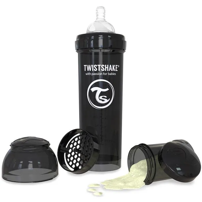 Twistshake Anti-Colic 330ml Bottle Black