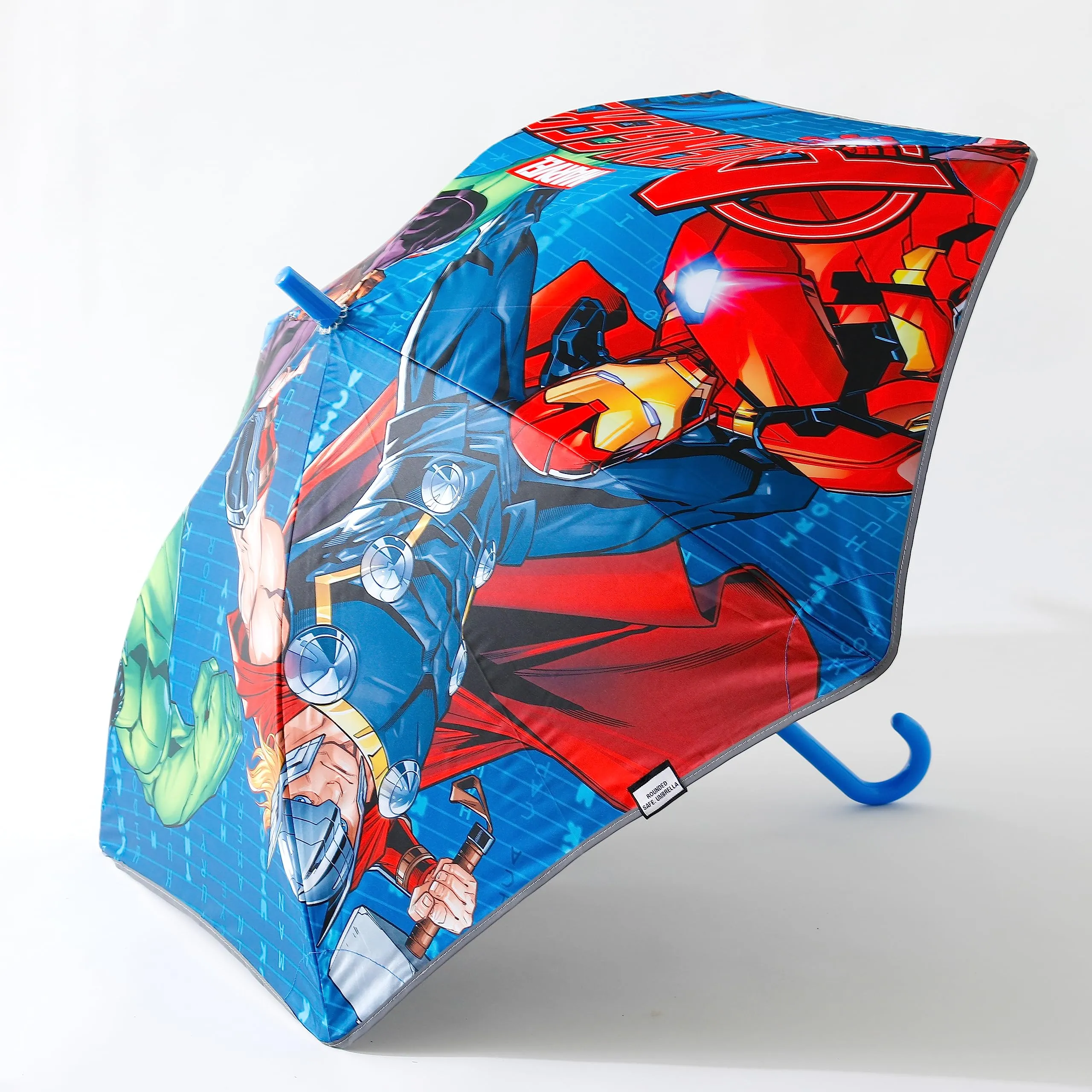 Urbane Home Marvel Avangers Print Umbrella For Kids|Automatic Umbrella For Rain (Multi)