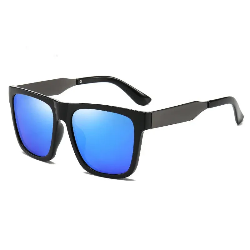 UV Windproof Eyewear Men's Classic Driving Outdoor Resistant Polarized Vintage Sun Sunglasses