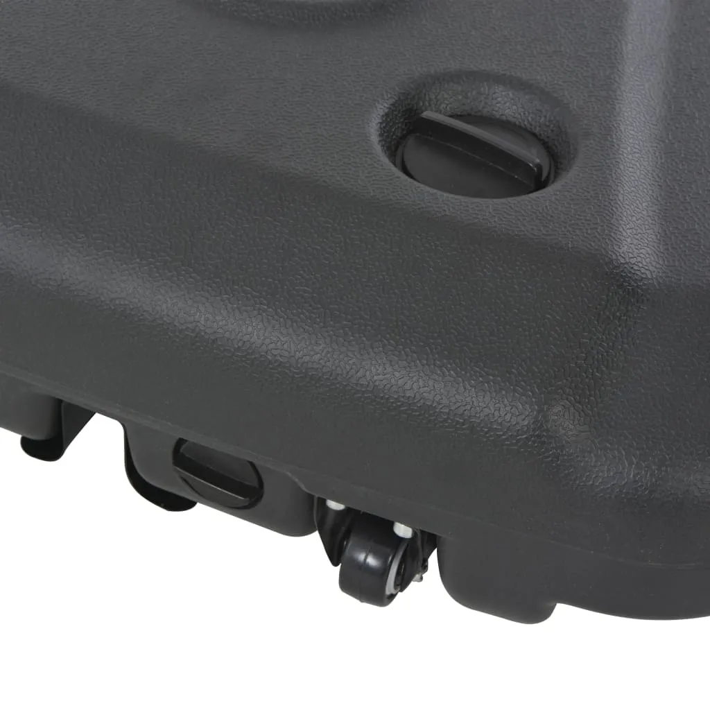 vidaXL Outdoor Umbrella Stand Black