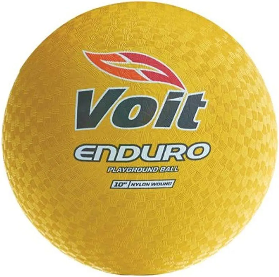 Voit Enduro Playground Ball, Yellow, 10"