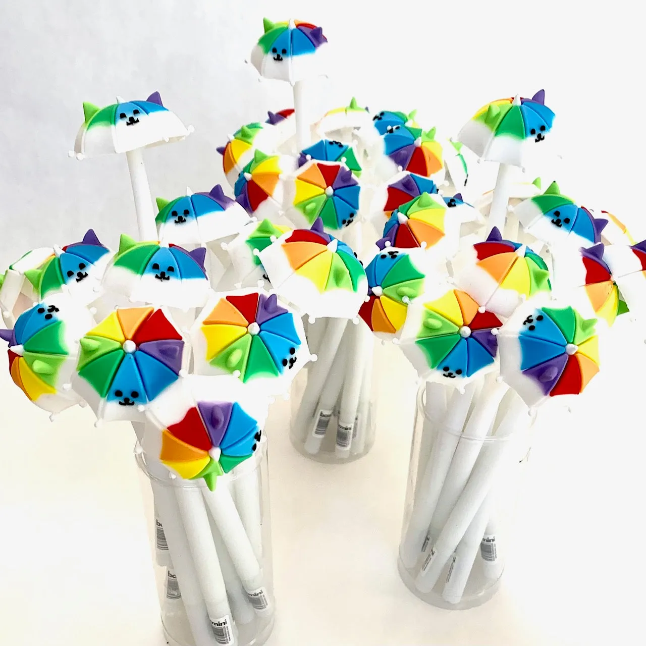 X 22404 RAINBOW UMBRELLA PUPPY WIGGLE GEL PEN-DISCONTINUED