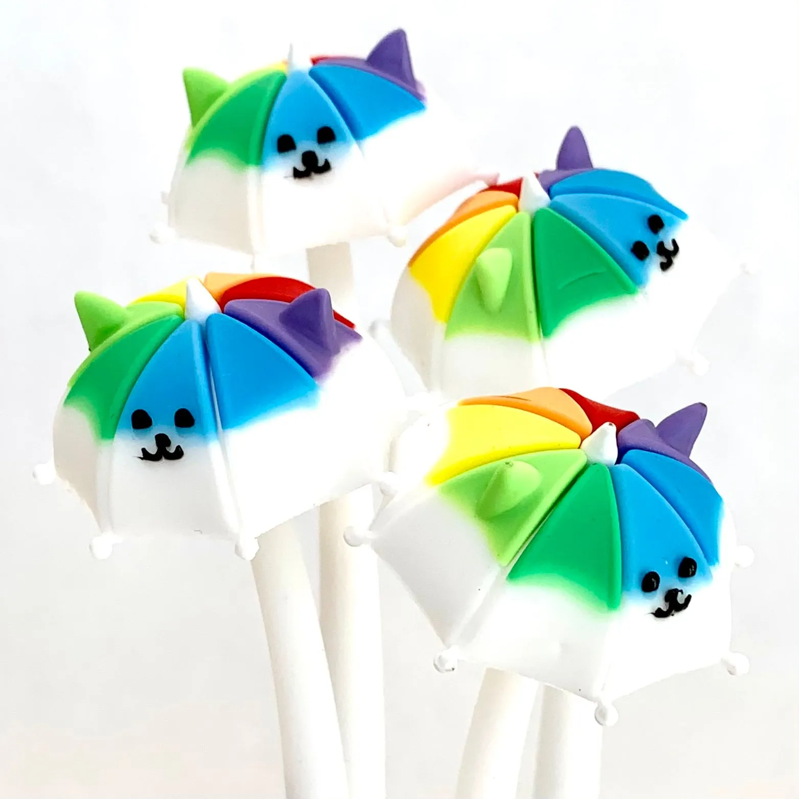 X 22404 RAINBOW UMBRELLA PUPPY WIGGLE GEL PEN-DISCONTINUED