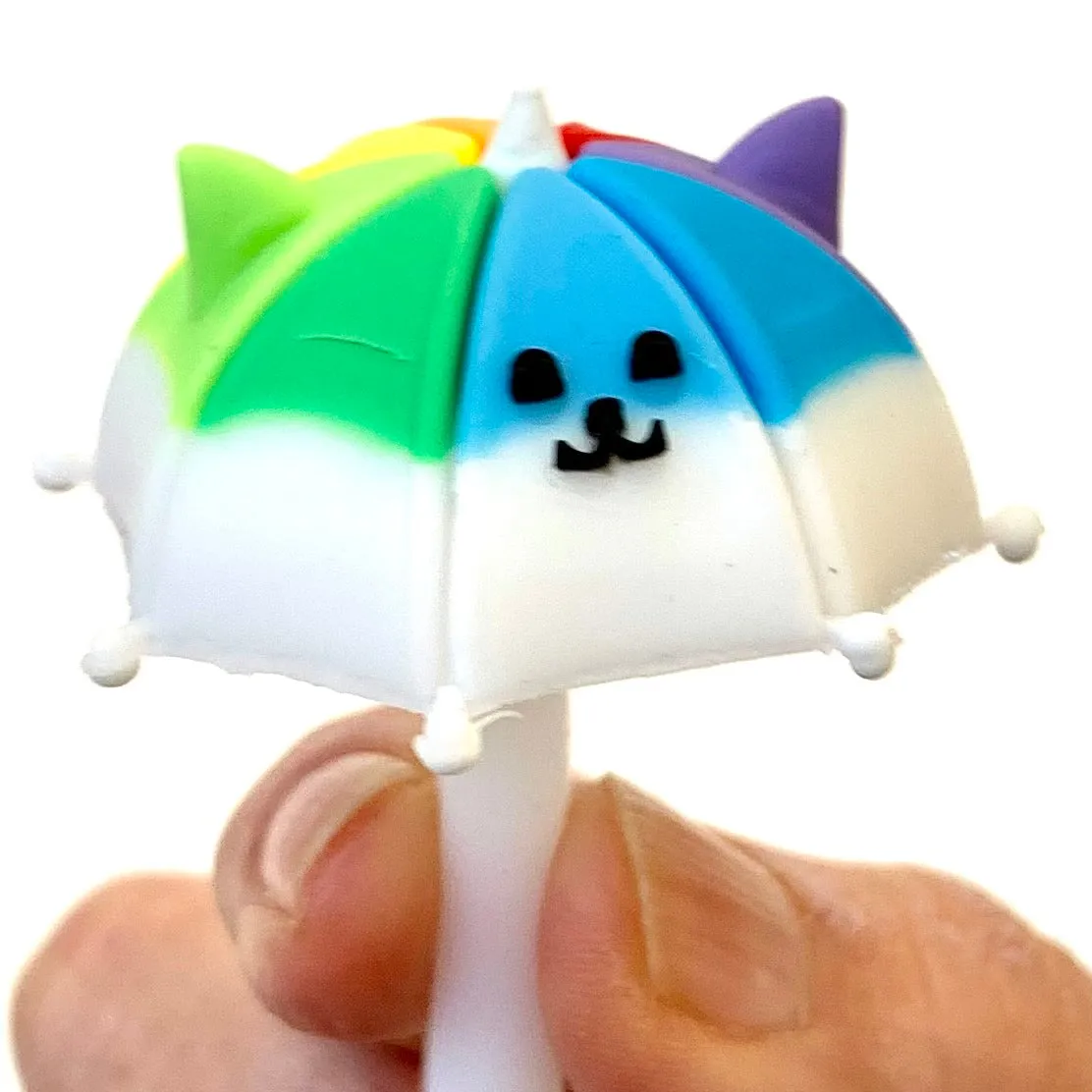 X 22404 RAINBOW UMBRELLA PUPPY WIGGLE GEL PEN-DISCONTINUED