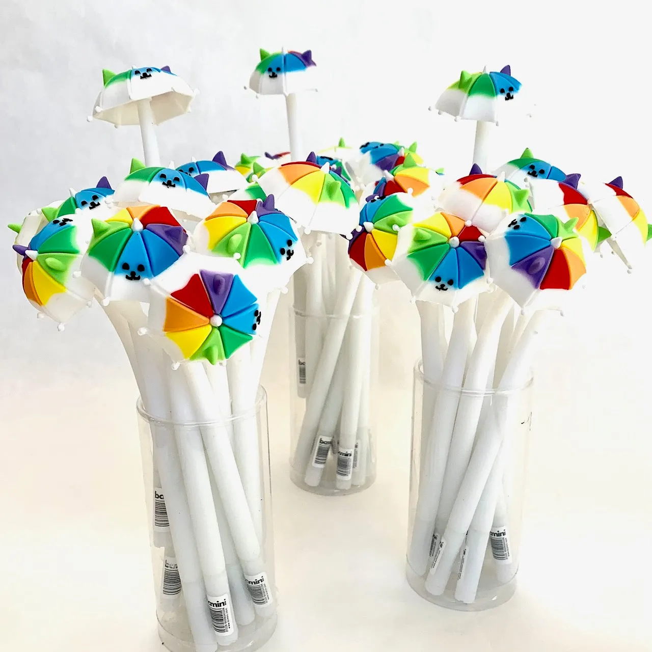 X 22404 RAINBOW UMBRELLA PUPPY WIGGLE GEL PEN-DISCONTINUED