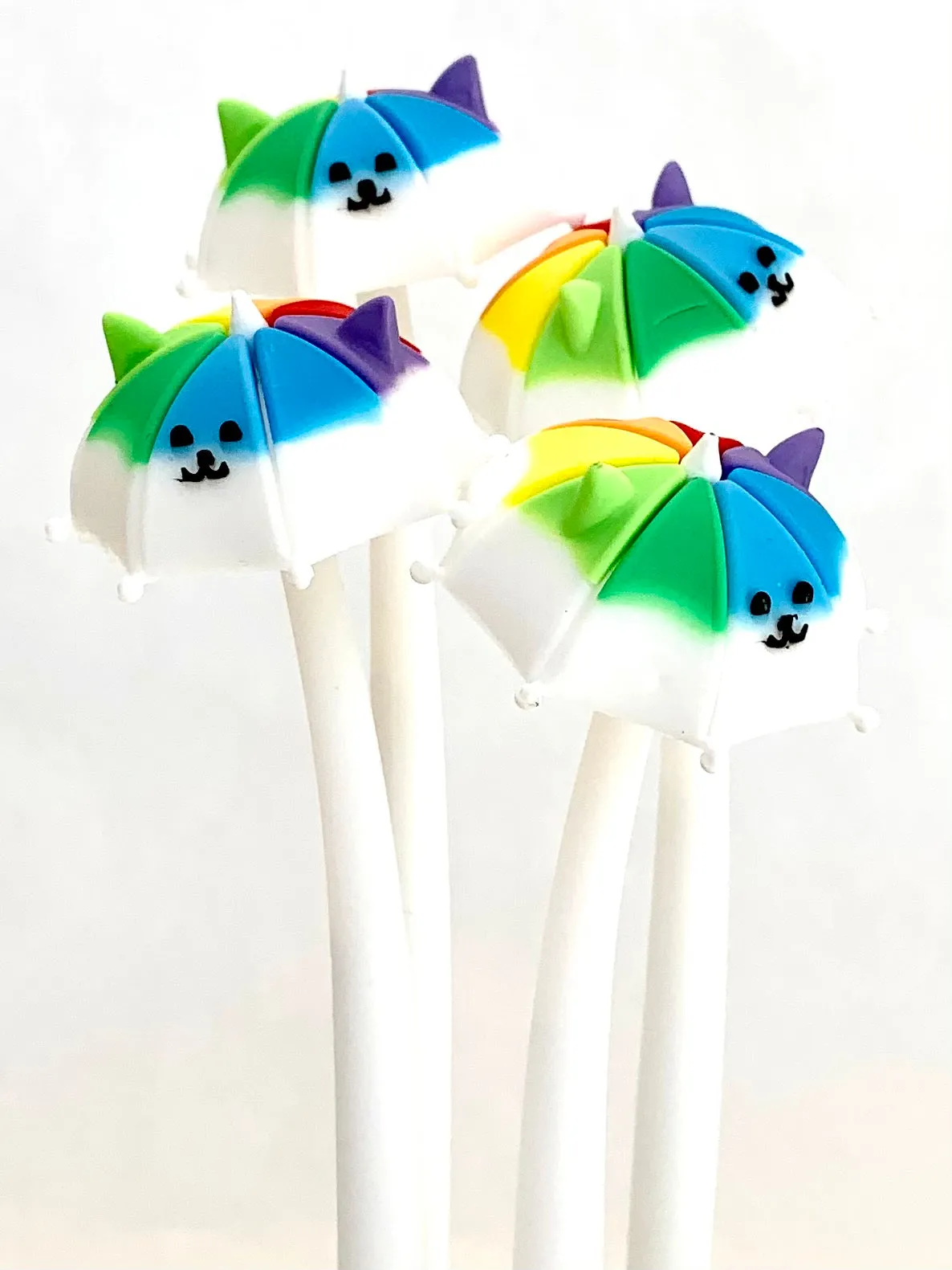 X 22404 RAINBOW UMBRELLA PUPPY WIGGLE GEL PEN-DISCONTINUED